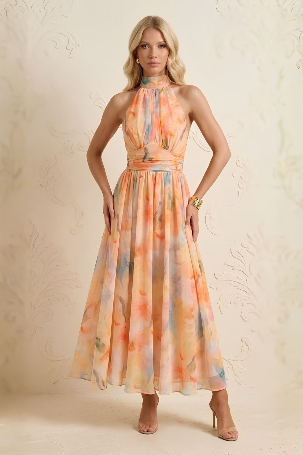 Bria - Vestido Halter - Lavarea