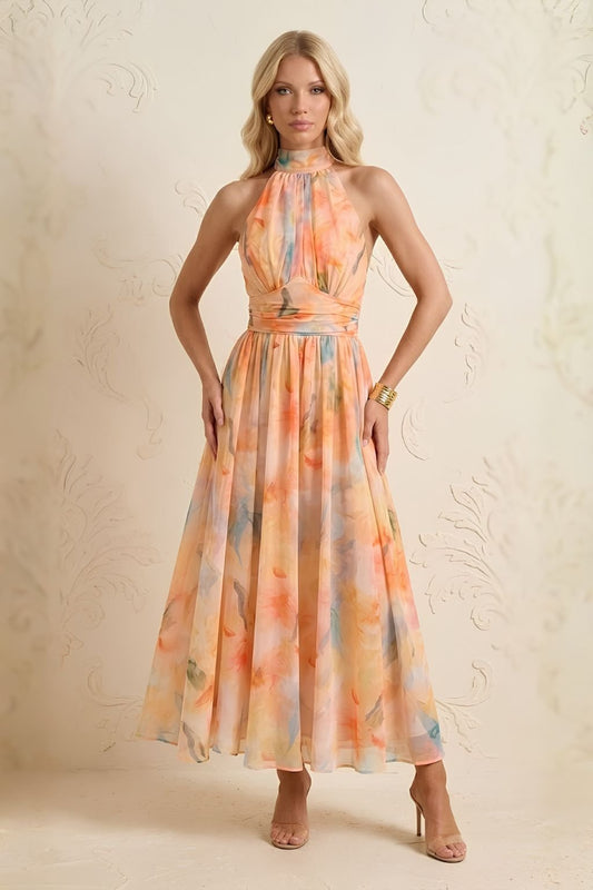 Bria - Vestido Halter - Lavarea