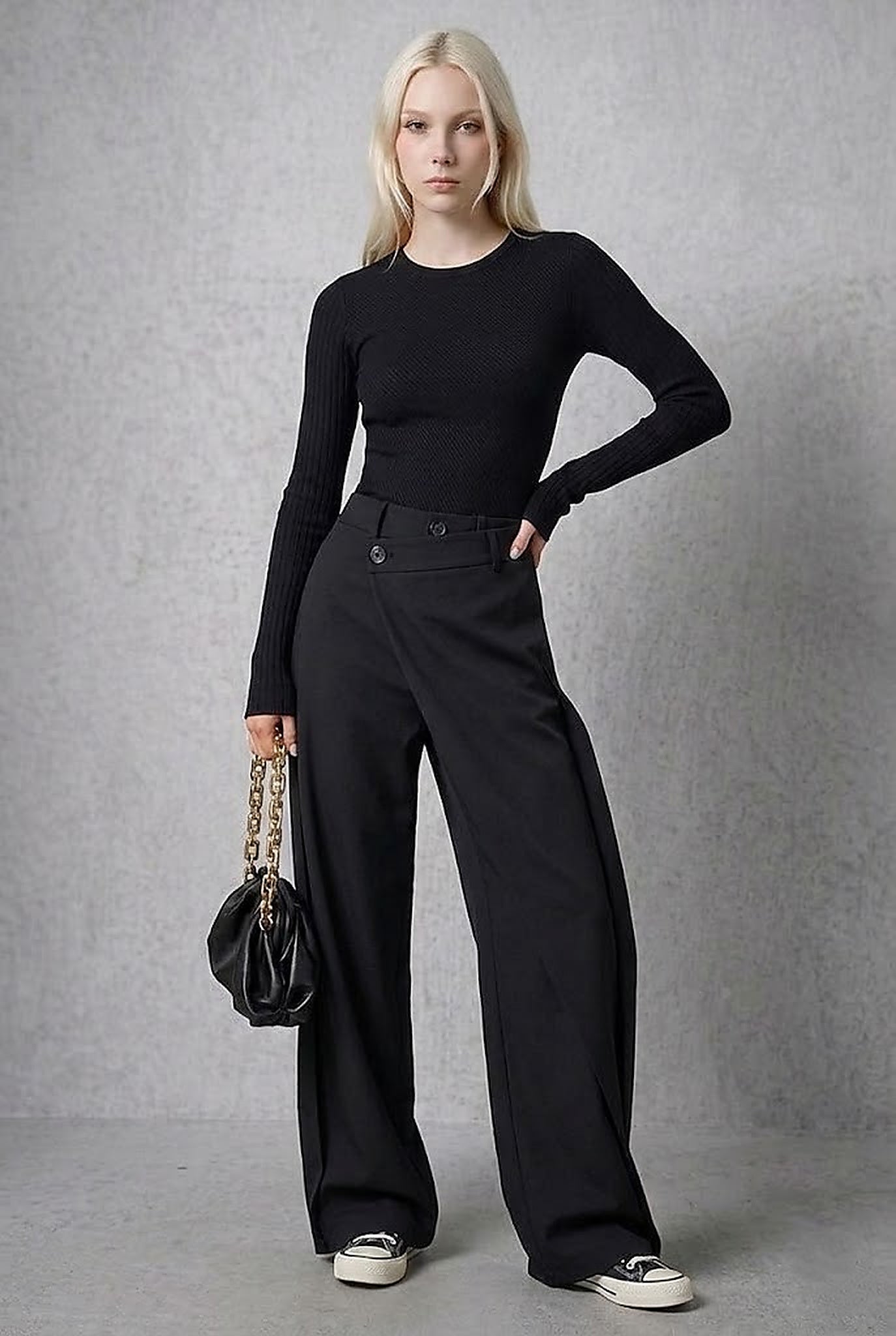 Maelia - Pantalón Asimétrico