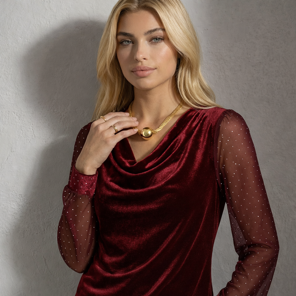 Vera - Camisa Drapeada