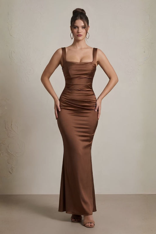 Zafira - Vestido Bronze - Lavarea